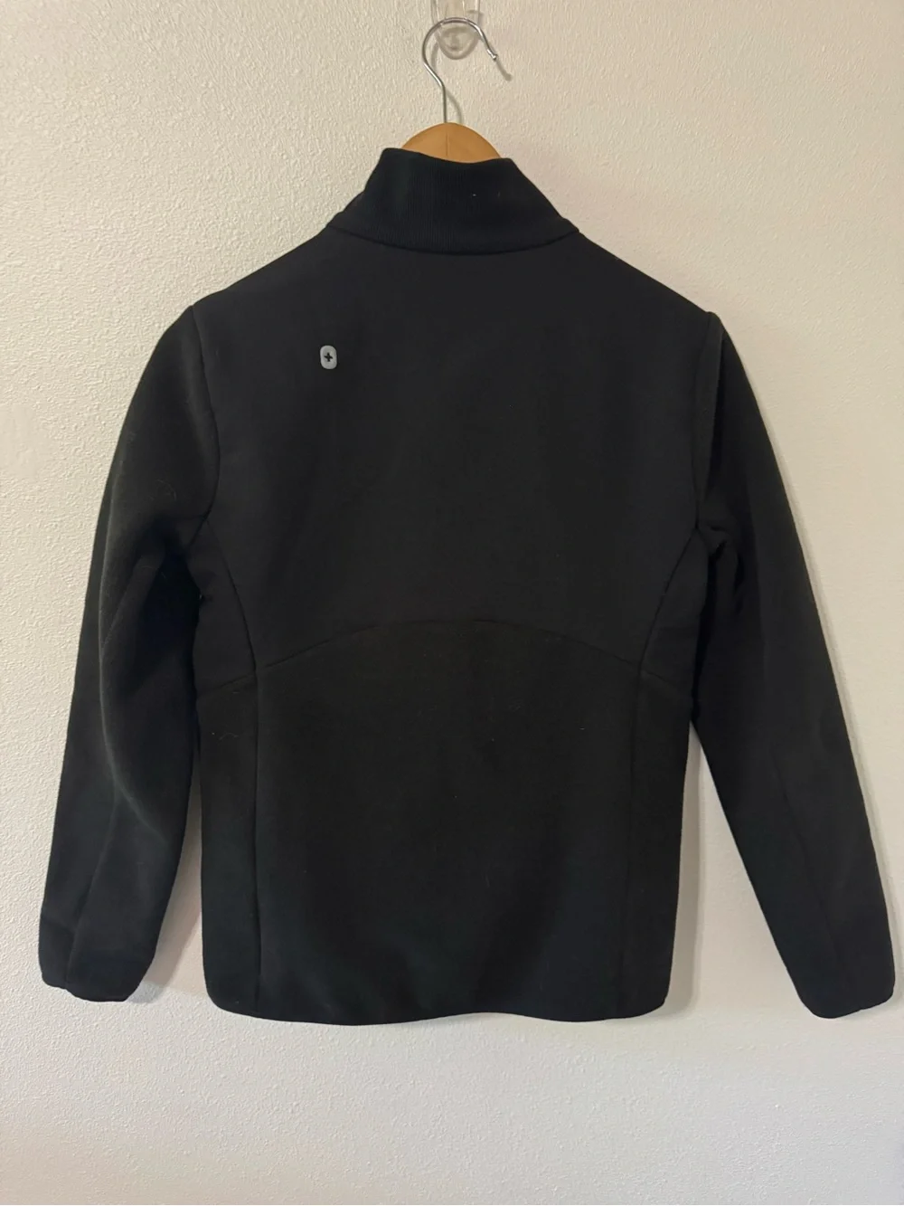 Figs On-Shift Fleece Jacket Black Full Zipper Primaloft Slim Fit Clinic X-Small